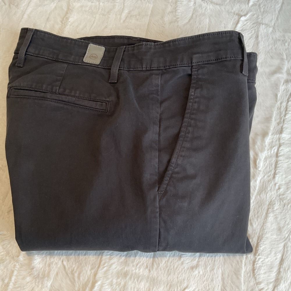 Ag Adriano Goldschmied Men's Black Chinos